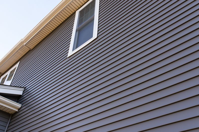 Newly Installed Vinyl Siding