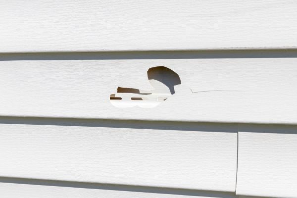 Cost of White Vinyl Siding Repair in Arlington